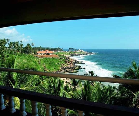 Vijaya Varma Beach Resort Kerala Kovalam view from balcony